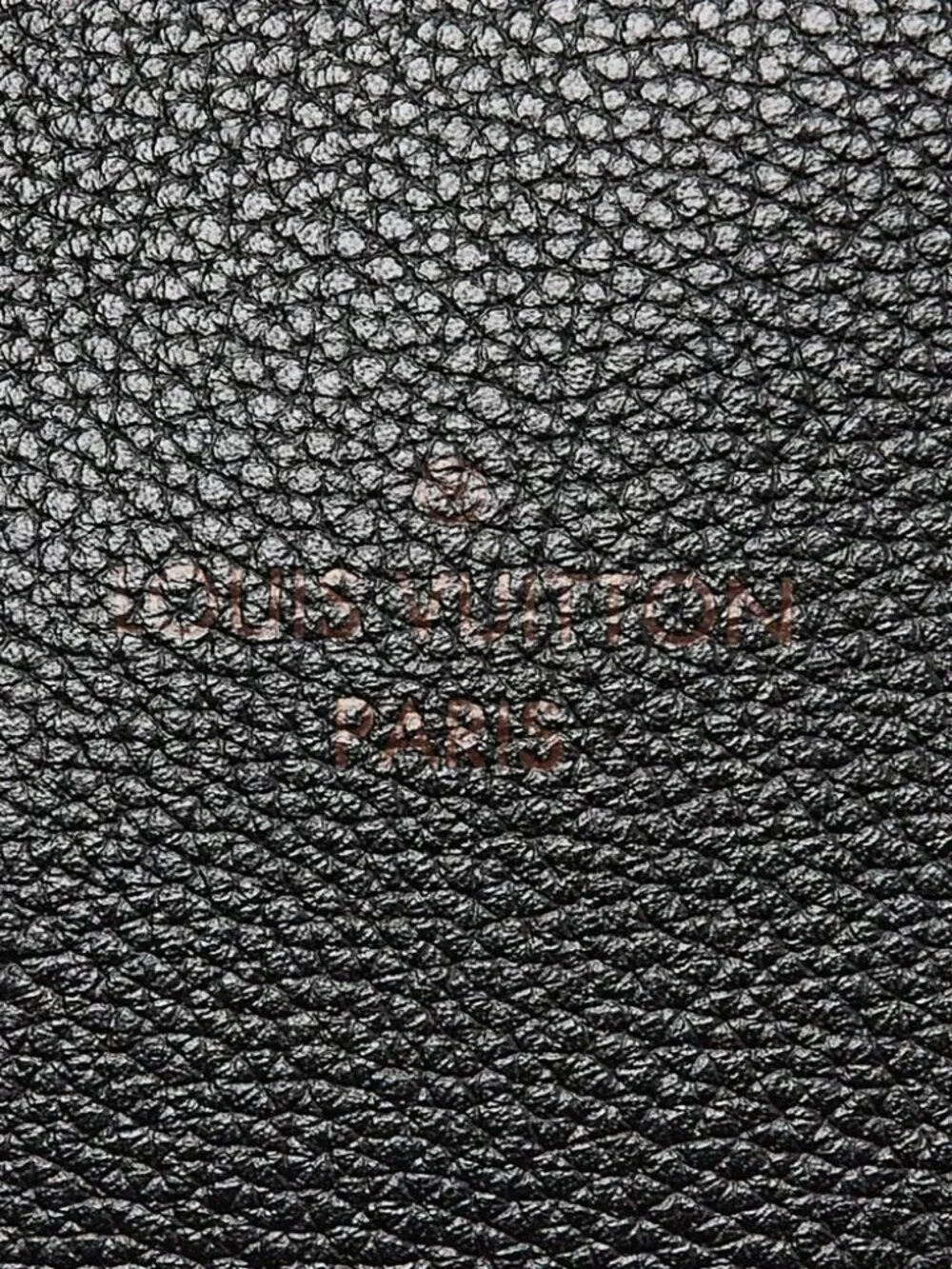 Louis Vuitton Black Mahina Leather Haumea Shoulder Bag